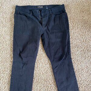 Rude Super Skinny Black Jeans 36
